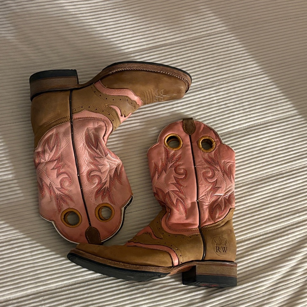 Red Wing Shoes Pink and Brown Women's Boots